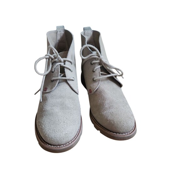 Ariat Henley Suede Ankle Boot Womens Size 8 Sand Beige Lace-Up Chukka Western - Picture 2 of 9